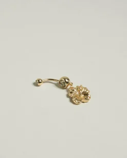 Sale Litia Hibiscus Belly Ring Women Jewelry