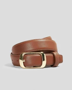 Belts*Ava And Ever Liv Belt Brown/gold