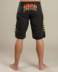 Board Shorts|Shorts & Bottoms*Jetpilot Live Fast Board Shorts Washed Black