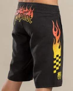 Board Shorts|Shorts & Bottoms*Jetpilot Live Fast Board Shorts Washed Black