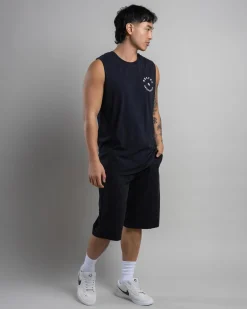 Tops & T-Shirts*Dexter Live Fast Muscle Tank Black Acid