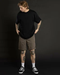 Shorts & Bottoms*Dexter Local Elastic Waist Shorts Washed Olive