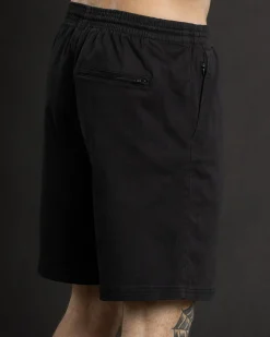 Shorts & Bottoms*Dexter Local Elastic Waist Shorts Washed Black