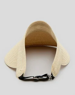 Headwear*Mooloola Loco Visor Natural