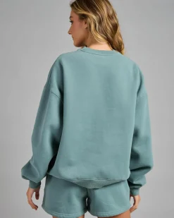 Sets|Jumpers & Hoodies*Rhythm Logo Crewneck Sweatshirt Sage