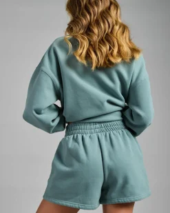 Sets|Bottoms*Rhythm Logo Fleece Shorts Sage