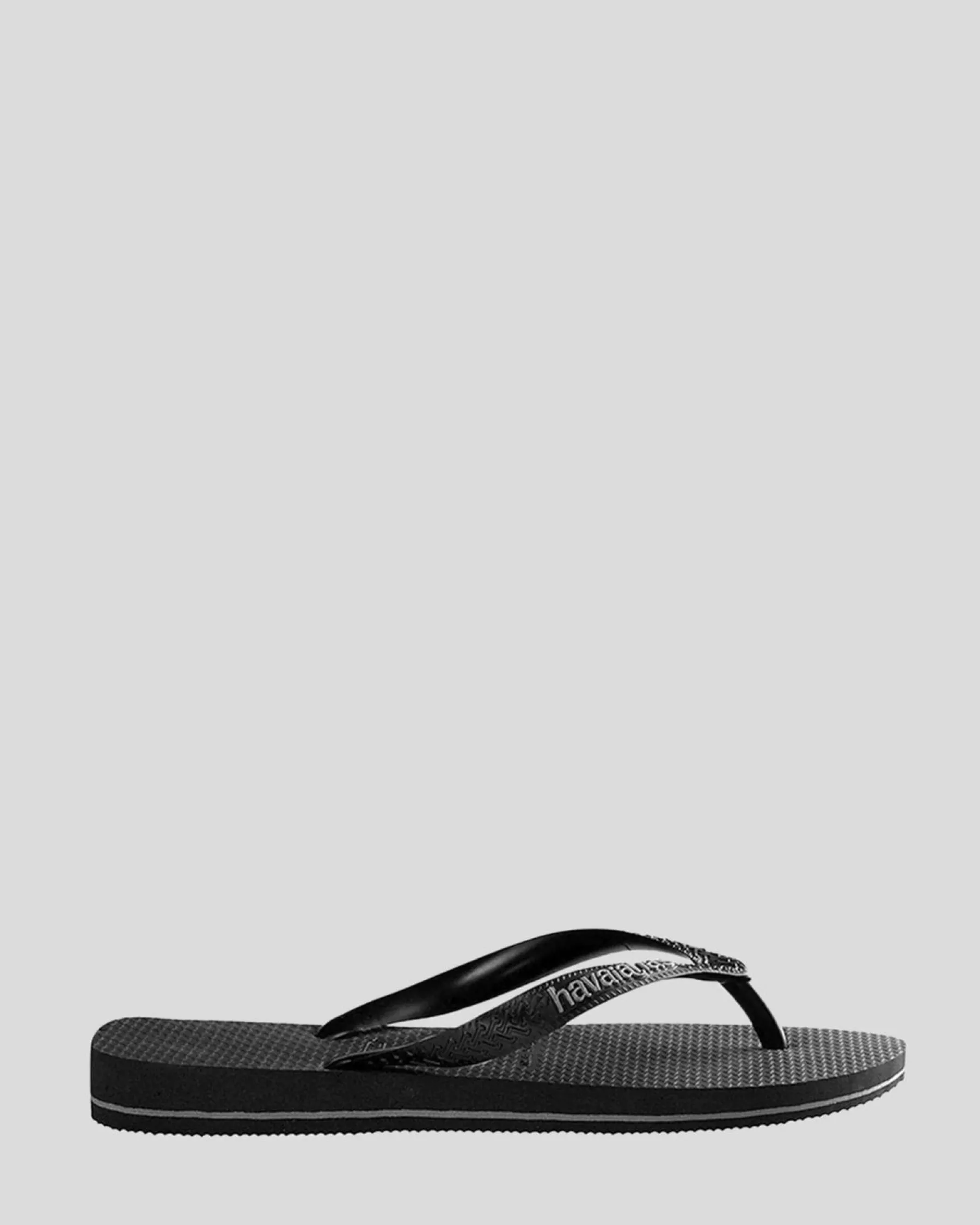 Flip Flops & Sandals|Flip Flops*Havaianas Logo Thongs Black/ Steel Grey