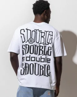 Tops & T-Shirts*S-Double Logofest T-Shirt White