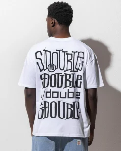 Tops & T-Shirts*S-Double Logofest T-Shirt White