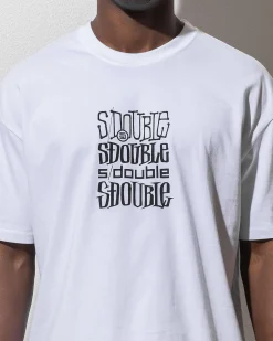 Tops & T-Shirts*S-Double Logofest T-Shirt White