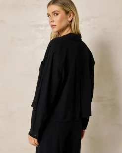 Hot Lola Dallis Linen Long Sleeve Shirt Women Sets|Linen Blend