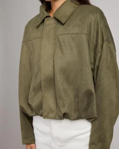 London Faux Suede Jacket Women Jackets & Coats