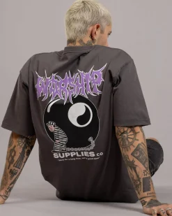 Tops & T-Shirts*Worship Supplies Long Time T-Shirt Worn Black