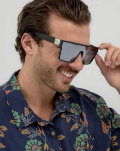 Sunglasses*Sin Eyewear Loose Cannon Sunglasses Black / Silver