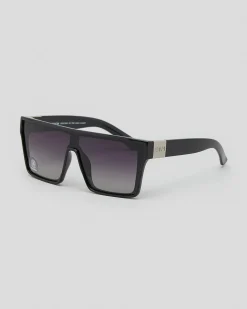 Sunglasses*Sin Eyewear Loose Cannon Sunglasses Shiny Black / Smoke Gradient