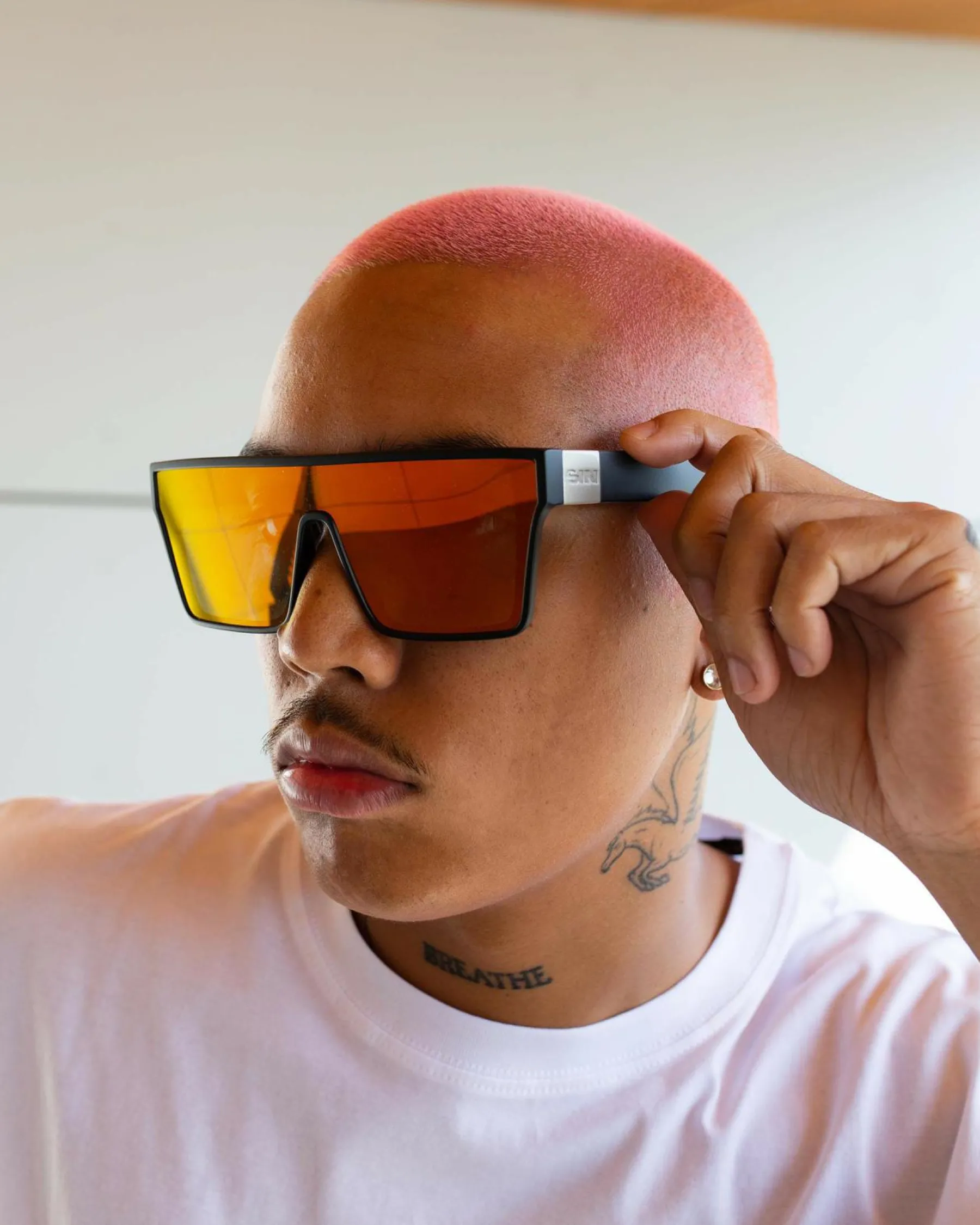 Sunglasses*Sin Eyewear Loose Cannon Sunglasses Matte Black/red Flash