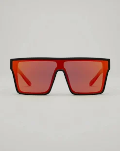 Sunglasses*Sin Eyewear Loose Cannon Sunglasses Matte Black/red Flash