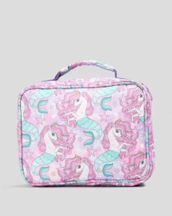 Bottles & Lunch Boxes*Mooloola Lottie Lunch Box Pink Print