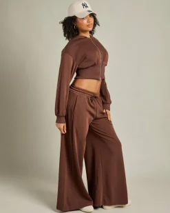Sets|Activewear*Mint Vanilla Louise Sweat Pant Espresso