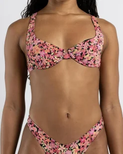 Bikinis*Billabong Love Army Kate Underwire Bikini Top Multi