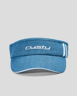 Headwear*Rusty Love Visor Sea Blue