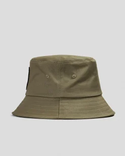 Headwear*The Mad Hueys Lovin Every Minute Bucket Hat Olive
