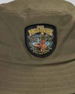 Headwear*The Mad Hueys Lovin Every Minute Bucket Hat Olive