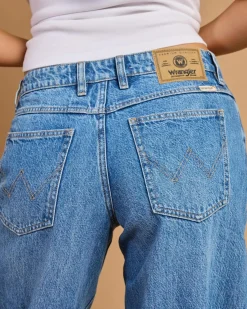 Denim|Bottoms*Wrangler Low Farrah Super Baggy Jeans Blue Rebel