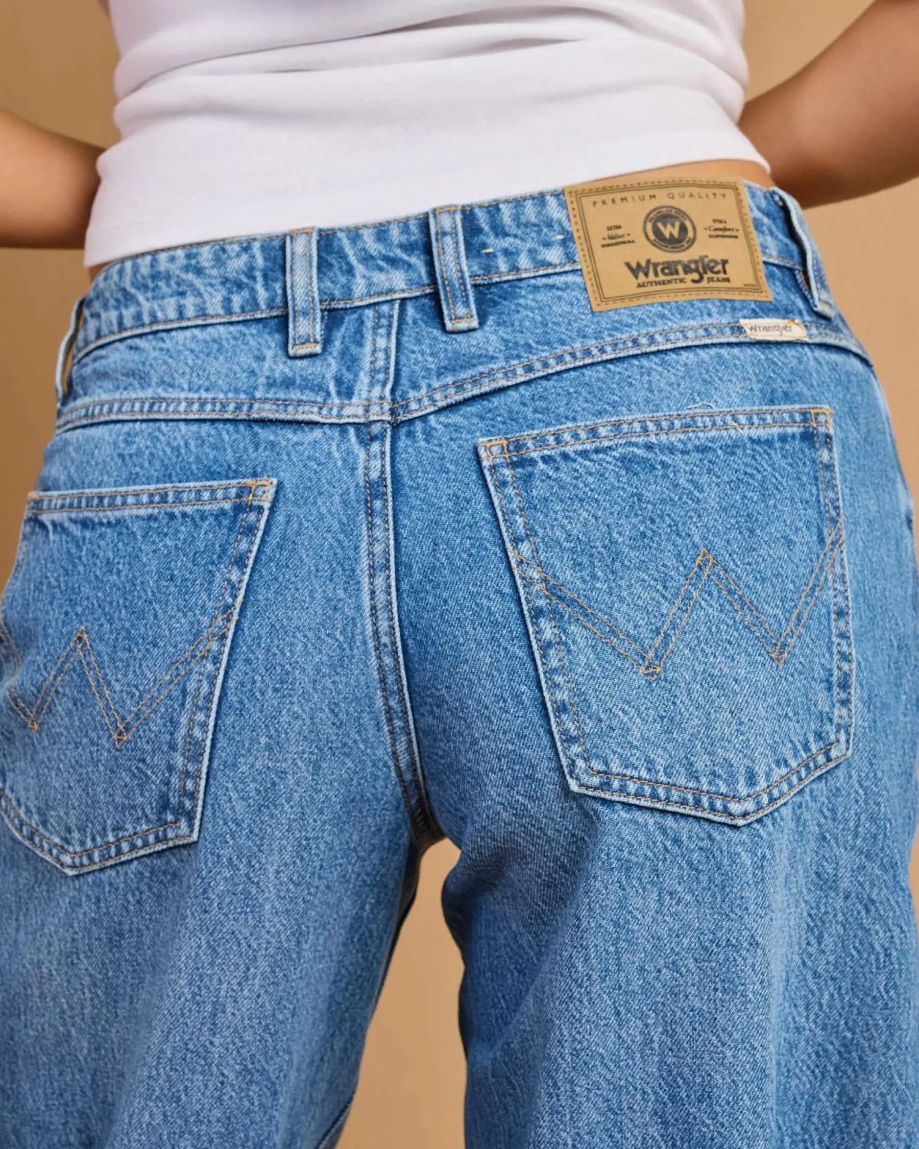 Denim|Bottoms*Wrangler Low Farrah Super Baggy Jeans Blue Rebel