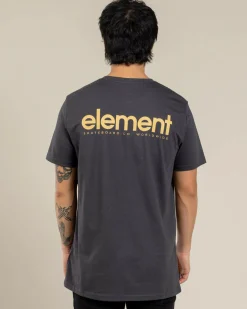 Tops & T-Shirts*Element Lowcase T-Shirt Off Black