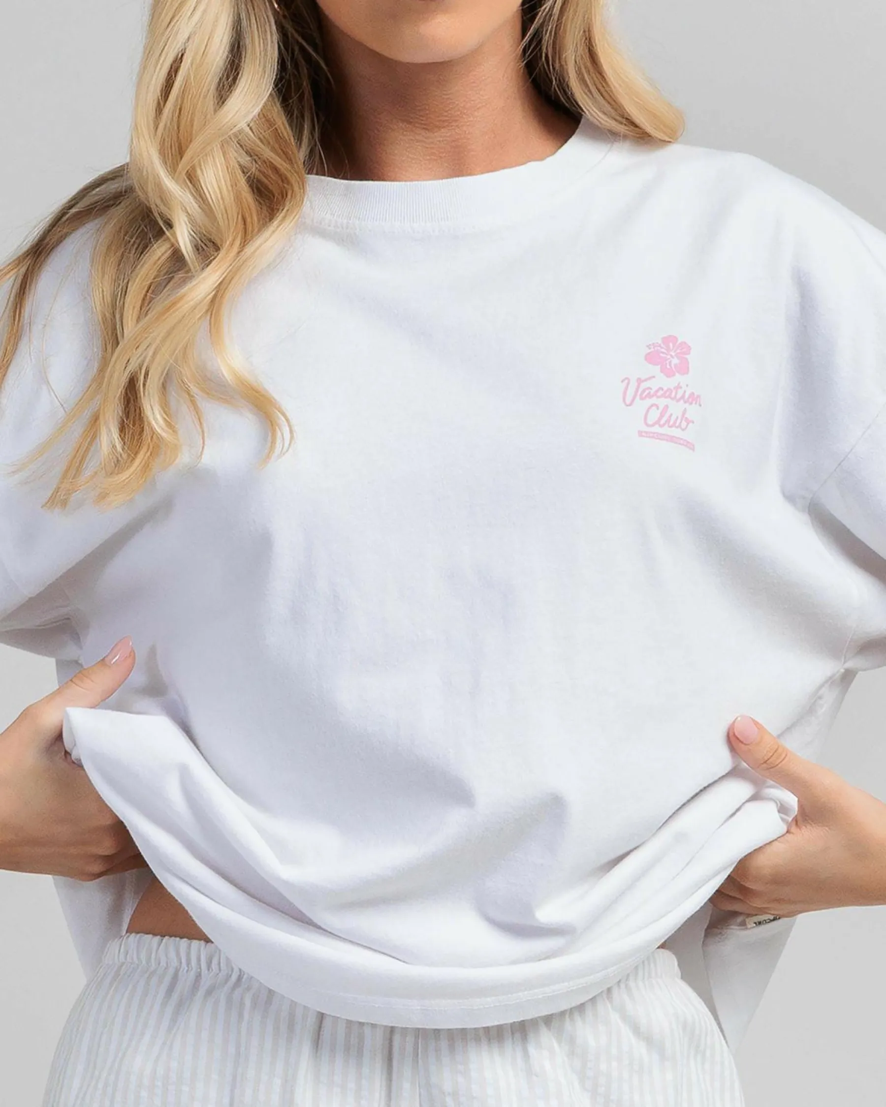 Tops*Rip Curl Luau Heritage T-Shirt Optical White