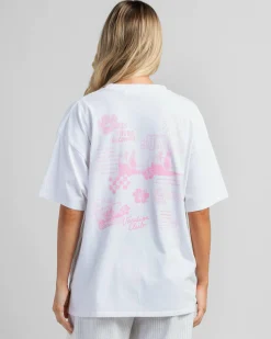 Tops*Rip Curl Luau Heritage T-Shirt Optical White