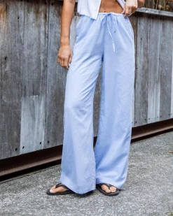 Linen Blend|Bottoms*Mooloola Luca Pants Blue