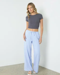Linen Blend|Bottoms*Mooloola Luca Pants Blue