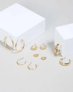 Jewelry|Jewelry*Karyn In LA Lucy Earring Pack Gold