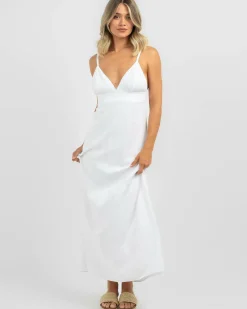 Dresses*Mooloola Luka Dallis Maxi Dress White