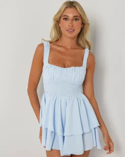 Playsuits & Jumpsuits*Ava And Ever Lulu Playsuit Light Blue