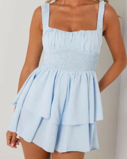 Playsuits & Jumpsuits*Ava And Ever Lulu Playsuit Light Blue
