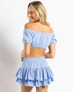 Sets|Bottoms*Ava And Ever LuLu Skort Cool Blue