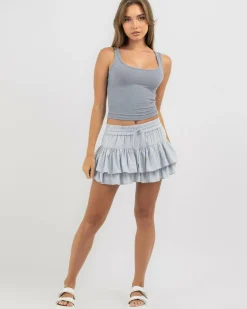 Sets|Bottoms*Ava And Ever LuLu Skort Powder Blue