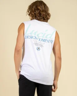 Tops & T-Shirts*Lucid Lumina Muscle Tank White