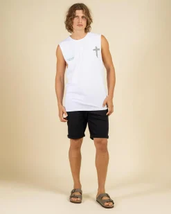 Tops & T-Shirts*Lucid Lumina Muscle Tank White