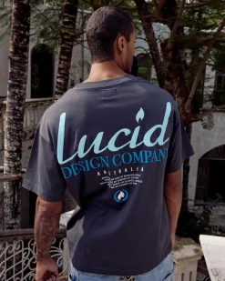Tops & T-Shirts*Lucid Lumina T-Shirt Charcoal