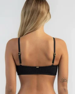 Bikinis*Topanga Luna Bikini Top Black