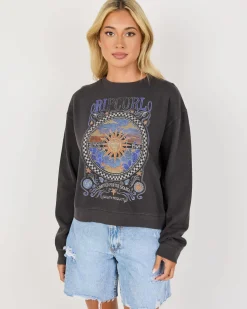Discount Luna Relaxed Crewneck Sweatshirt Women Jumpers & Hoodies