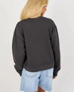 Discount Luna Relaxed Crewneck Sweatshirt Women Jumpers & Hoodies