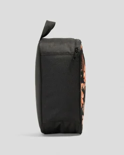 Bottles & Lunch Boxes*Rip Curl Lunch Box Black/peach