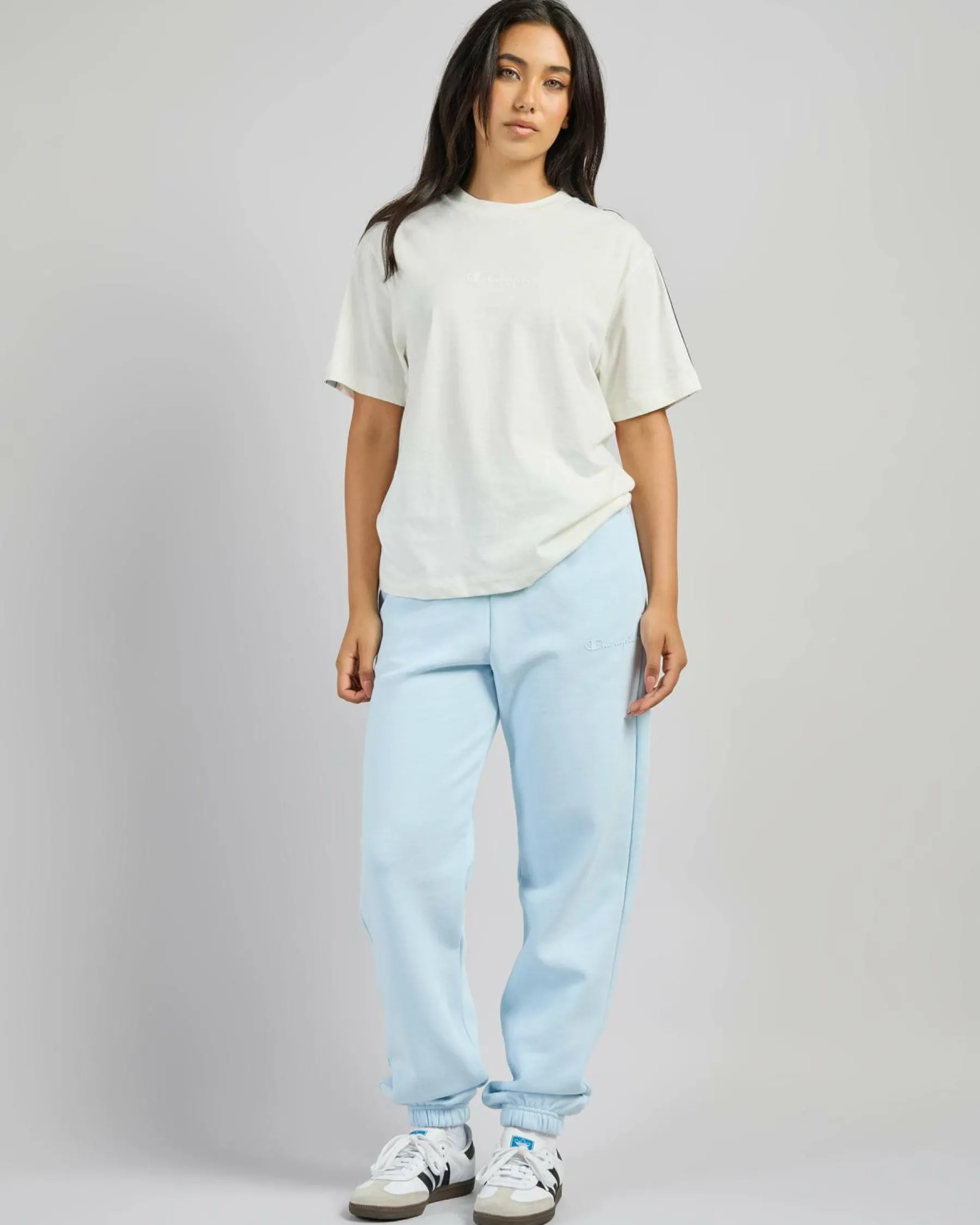 Outlet Lux Taping Loose Fit T-Shirt Women Sets|Tops