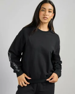 Sale Lux Taping Relaxed Fit Sweatshirt Women Sets|Jumpers & Hoodies