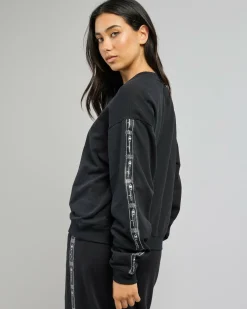 Sale Lux Taping Relaxed Fit Sweatshirt Women Sets|Jumpers & Hoodies